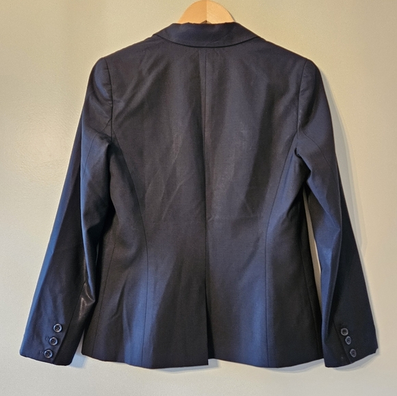 Theory Wool Women's Classic Black Blazer Size 10. - Picture 6 of 8